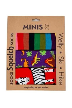 Set Of 3 Mini Welly Socks In A Gift Box