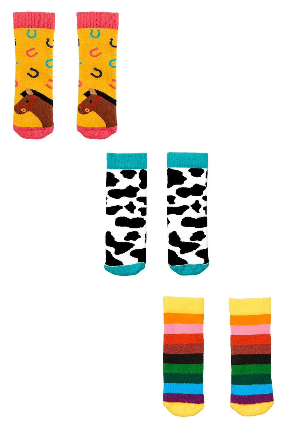 Set Of 3 Tots Welly Socks In A Gift Box 4 Set Of 3 Tots Welly Socks In A Gift Box - Image 2