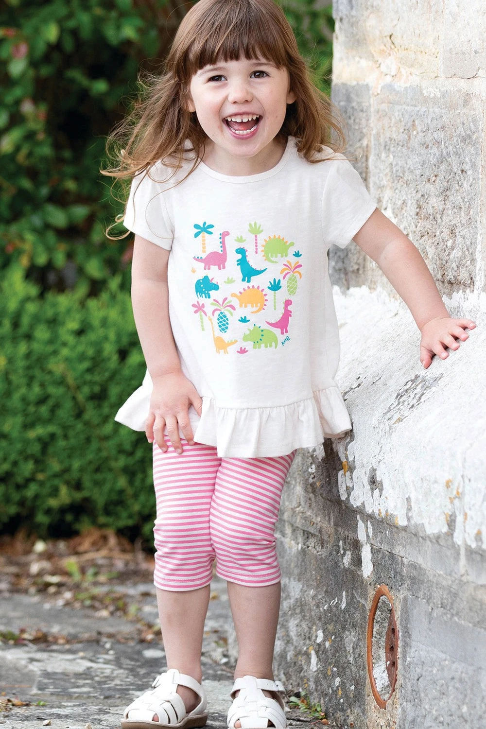 Stripy Pedal Baby/Kids Organic Cotton Pushers 4 Stripy Pedal Baby/Kids Organic Cotton Pushers - Image 2