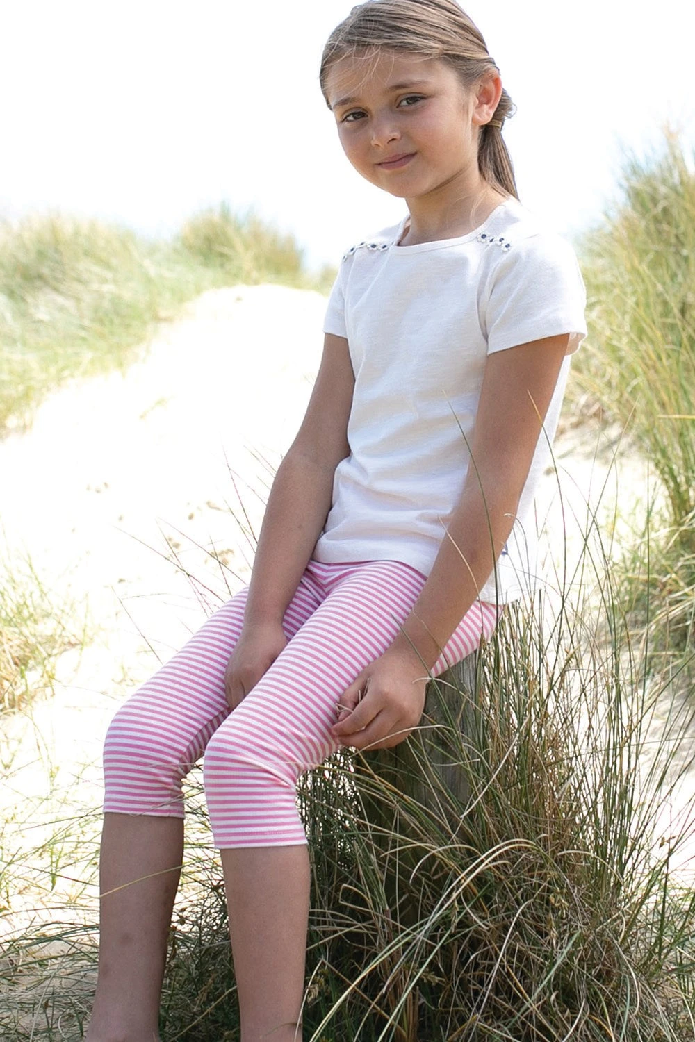 Stripy Pedal Baby/Kids Organic Cotton Pushers 5 Stripy Pedal Baby/Kids Organic Cotton Pushers - Image 3