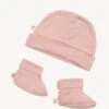 Baby Bamboo Beanie And Bootie Set 2 Baby Bamboo Beanie And Bootie Set -Kids Fashion Clothing Store m99cab 001 babybamboobeanieandbootieset 1