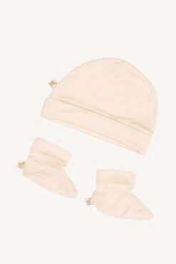 Baby Bamboo Beanie And Bootie Set 9 Baby Bamboo Beanie And Bootie Set -Kids Fashion Clothing Store m99cab 003 babybamboobeanieandbootieset 1