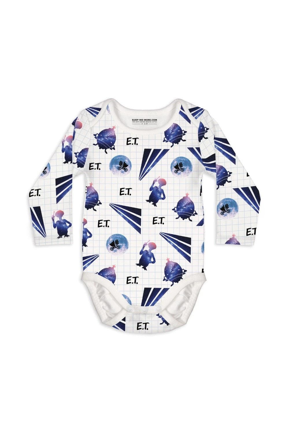 E.T. The Extra Terrestrial 03 Baby Bodysuit 3 E.T. The Extra Terrestrial 03 Baby Bodysuit