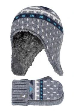 Kids Faux Fur Hat And Mittens Set -Kids Fashion Clothing Store ma08b5 002 kidsfauxfurhatandmittensset20230111053620 1