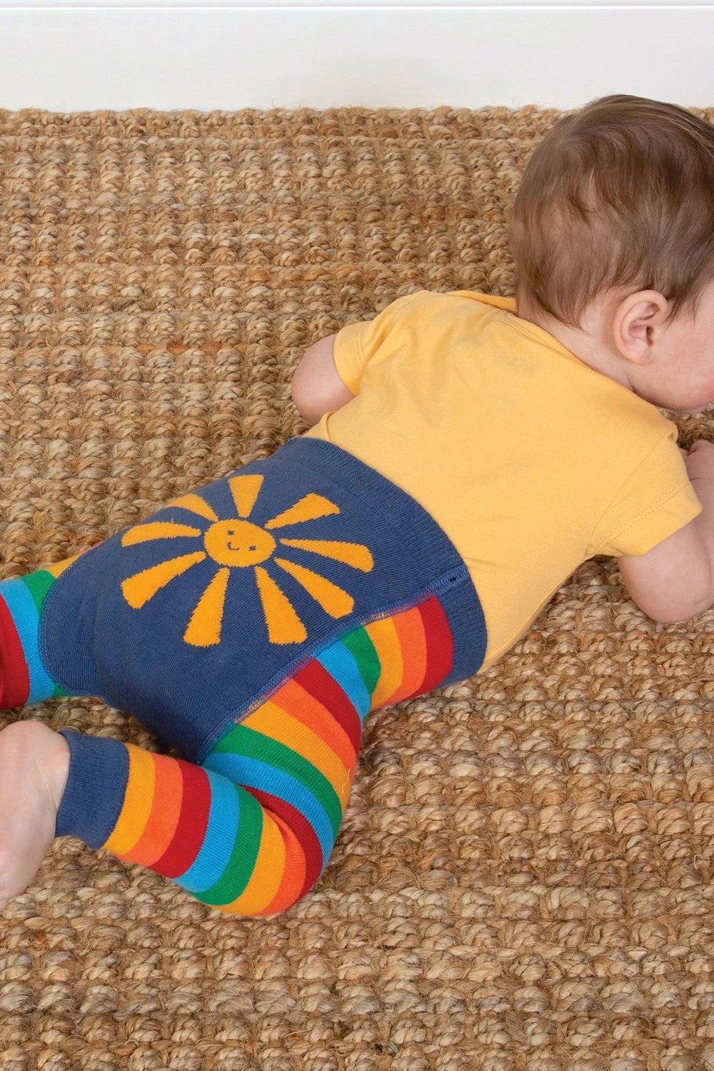 Rainbow Sun Baby Knit Leggings 4 Rainbow Sun Baby Knit Leggings - Image 2