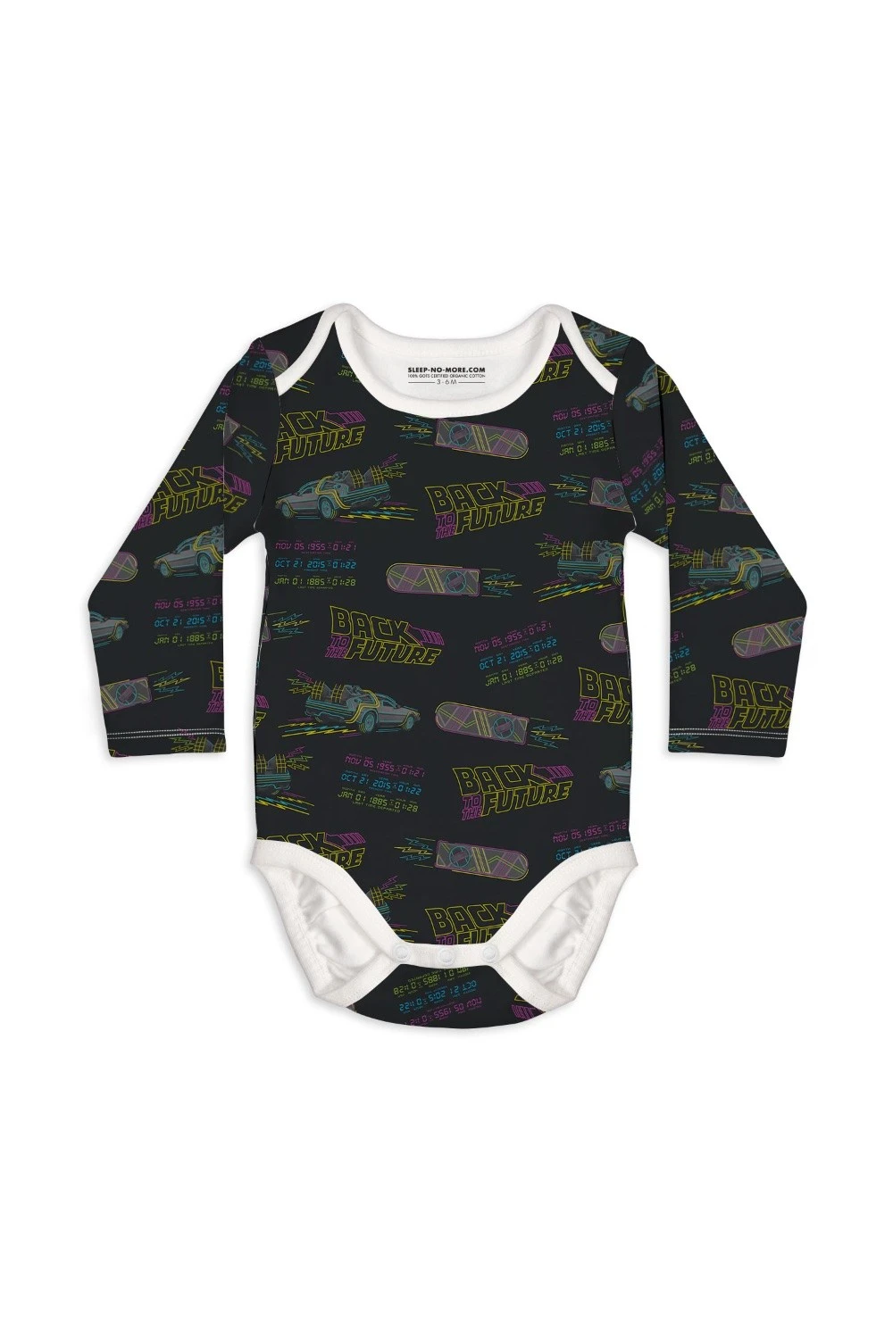 Back To The Future 04 Baby Bodysuit 3 Back To The Future 04 Baby Bodysuit