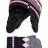 Kids Thermal Trapper Hat And Mittens Set 1 Kids Thermal Trapper Hat And Mittens Set -Kids Fashion Clothing Store ma469e 001 kidsthermaltrapperhatandmittensset20221221053628 1