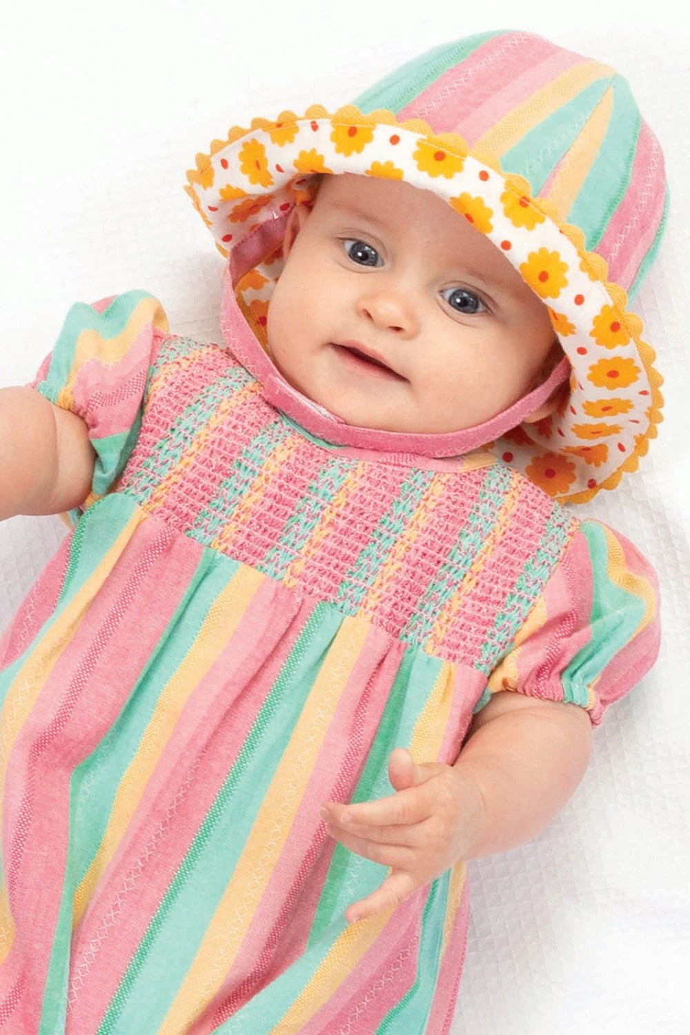 Special Stripe Baby Reversible Sun Hat 4 Special Stripe Baby Reversible Sun Hat - Image 2