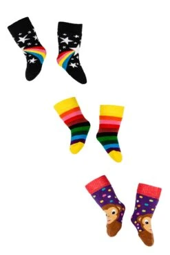 Set Of 3 Baby Welly Socks In A Gift Box -Kids Fashion Clothing Store mbea9d 001 setofthreebabywellysocksinagiftbox 3