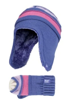 Kids Thermal Warm Hat And Mittens Set