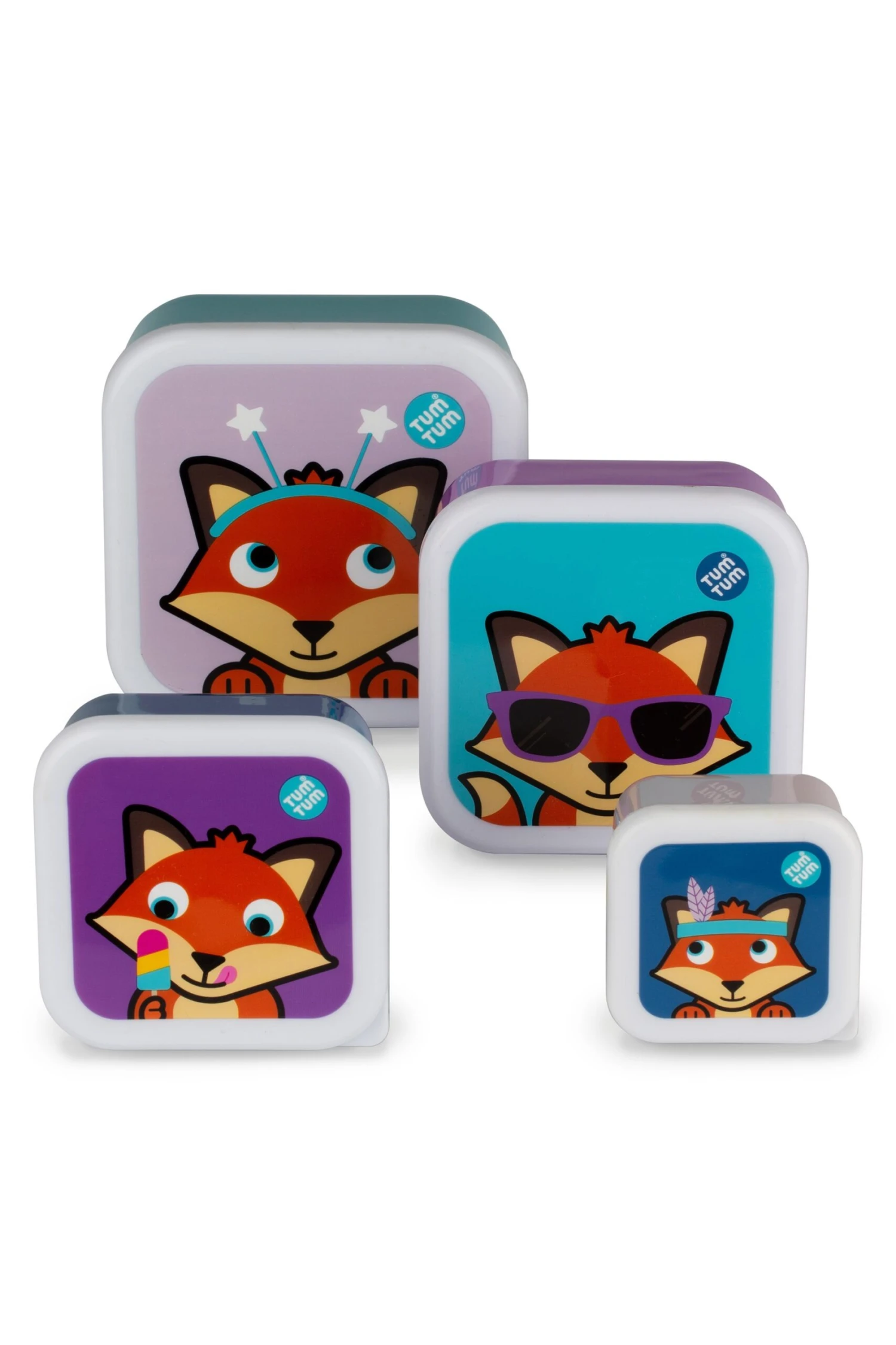 Set Of 4 Nesting Snack Pots For Kids 7 Set Of 4 Nesting Snack Pots For Kids - Image 5