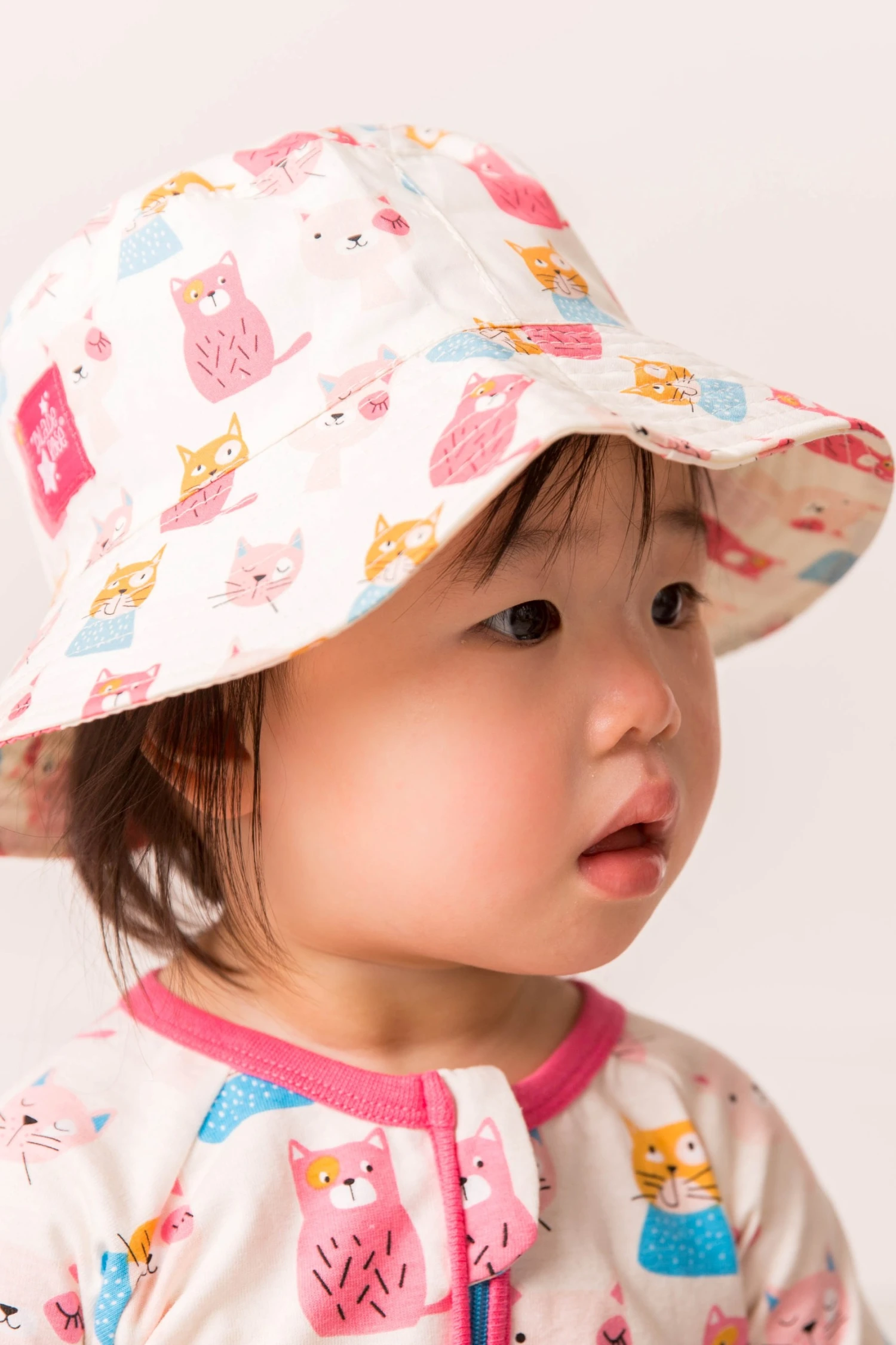 Blade & Rose Willow The Cat Baby/Toddler UPF 50+ Summer Hat 3 Blade & Rose Willow The Cat Baby/Toddler UPF 50+ Summer Hat
