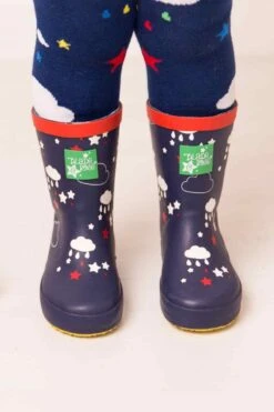 Blade & Rose Weather Kids Stars And Raindrops Wellies