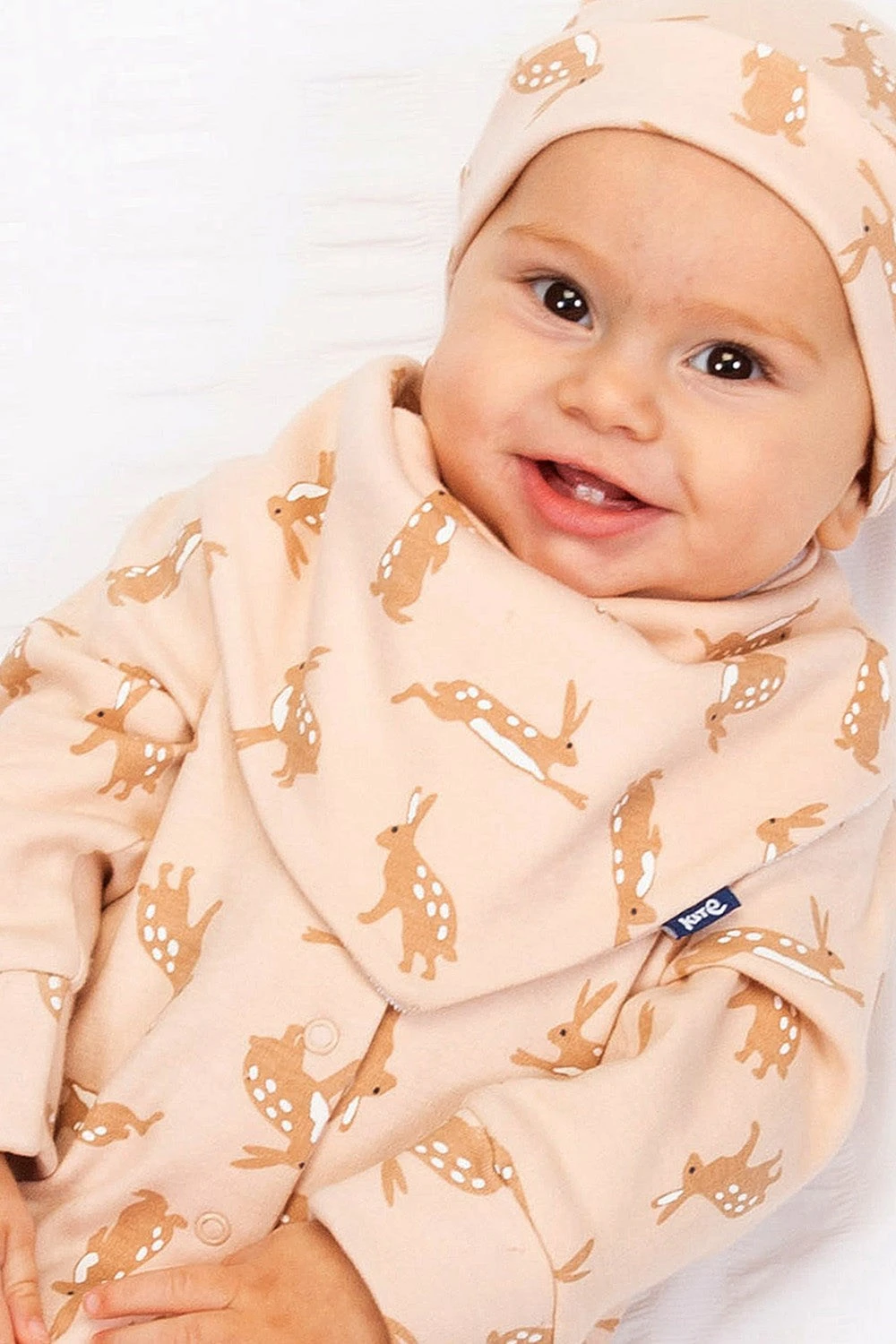 Hello Hare Reversible Baby Bib 4 Hello Hare Reversible Baby Bib - Image 2