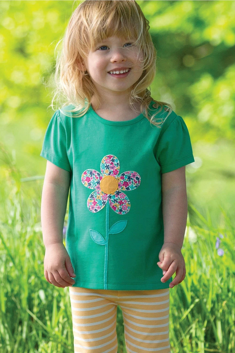 Flower Baby/Kids Organic Cotton T-Shirt 4 Flower Baby/Kids Organic Cotton T-Shirt - Image 2