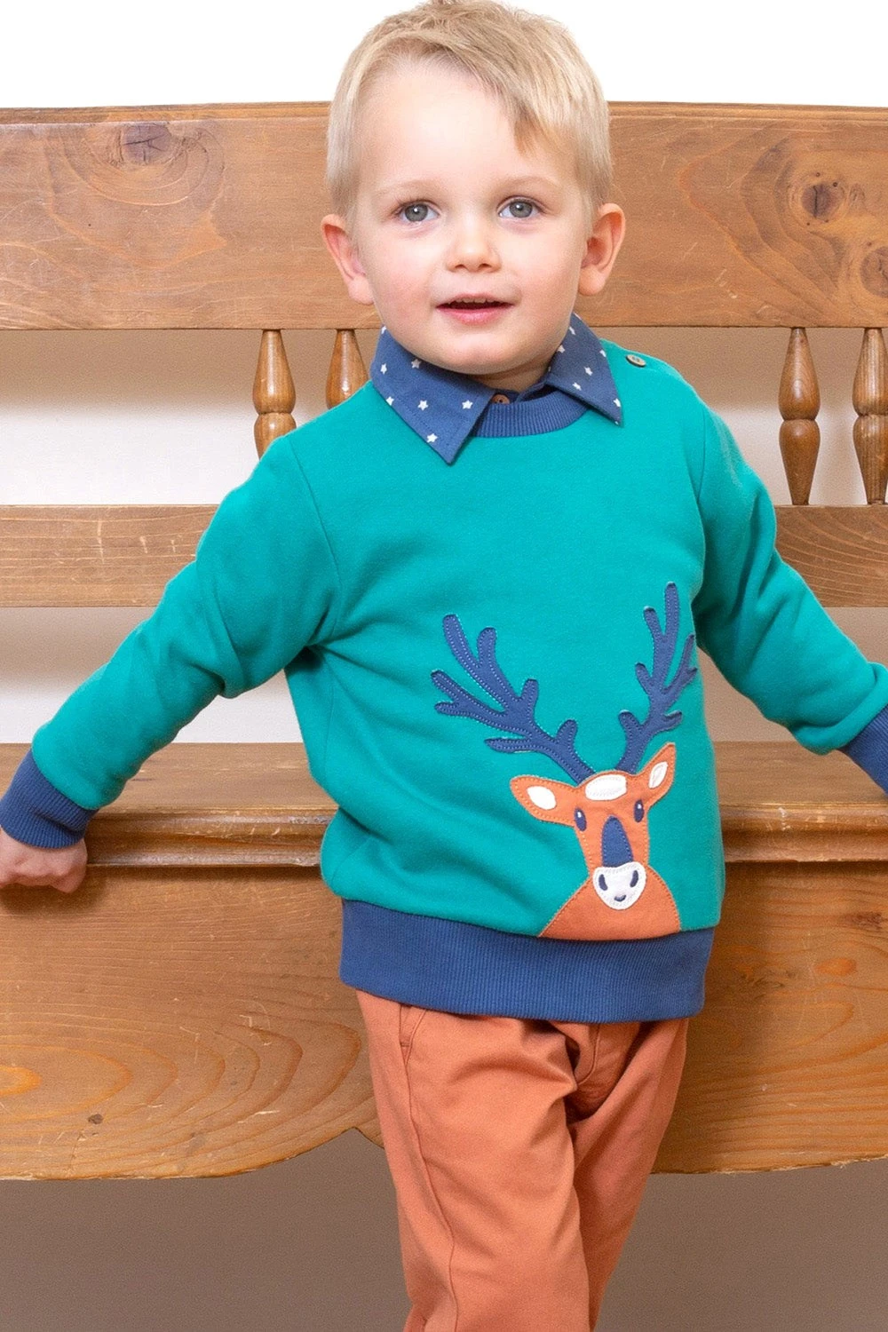 Kids Reindeer Sweatshirt 4 Kids Reindeer Sweatshirt - Image 2