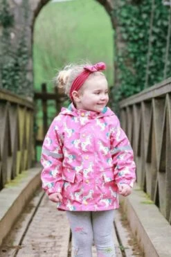 Blade & Rose Flying Unicorn Kids Colour Changing Raincoat