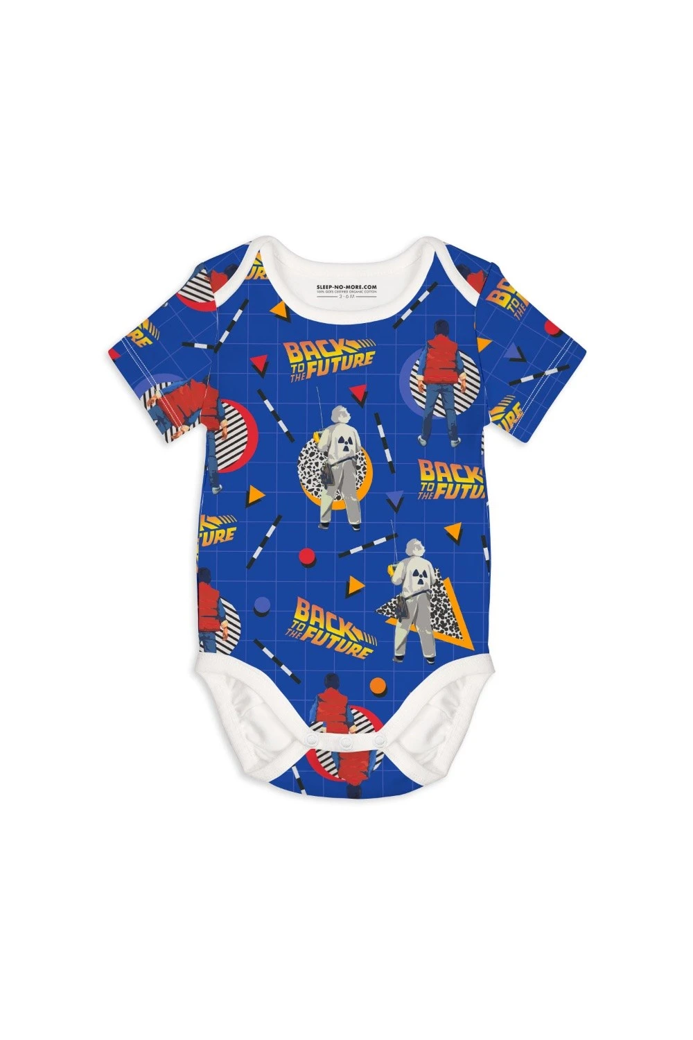 Back To The Future 01 Short Sleeved Baby Bodysuit 3 Back To The Future 01 Short Sleeved Baby Bodysuit