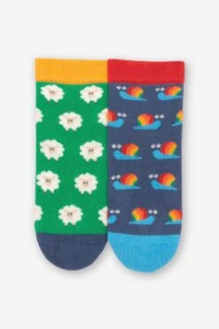 Rainbow Snail Baby/Kids Socks