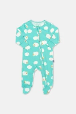 Sheepy Clouds Baby Organic Cotton Sleepsuit