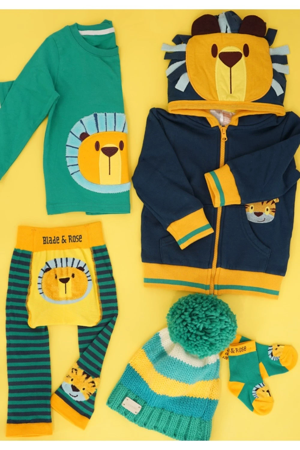 Blade & Rose Frankie The Lion Baby/Toddler Leggings 7 Blade & Rose Frankie The Lion Baby/Toddler Leggings - Image 5