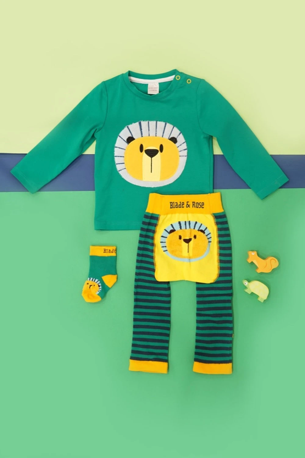 Blade & Rose Frankie The Lion Baby/Toddler Leggings 8 Blade & Rose Frankie The Lion Baby/Toddler Leggings - Image 6