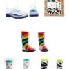 Kids Transparent Welly Boots And Socks Package -Kids Fashion Clothing Store me7f49 001 kidstransparentwellybootsandsockspackage20221020112120 1