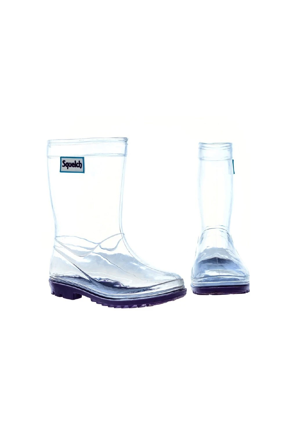 Kids Transparent Welly Boots And Socks Package 5 Kids Transparent Welly Boots And Socks Package - Image 3