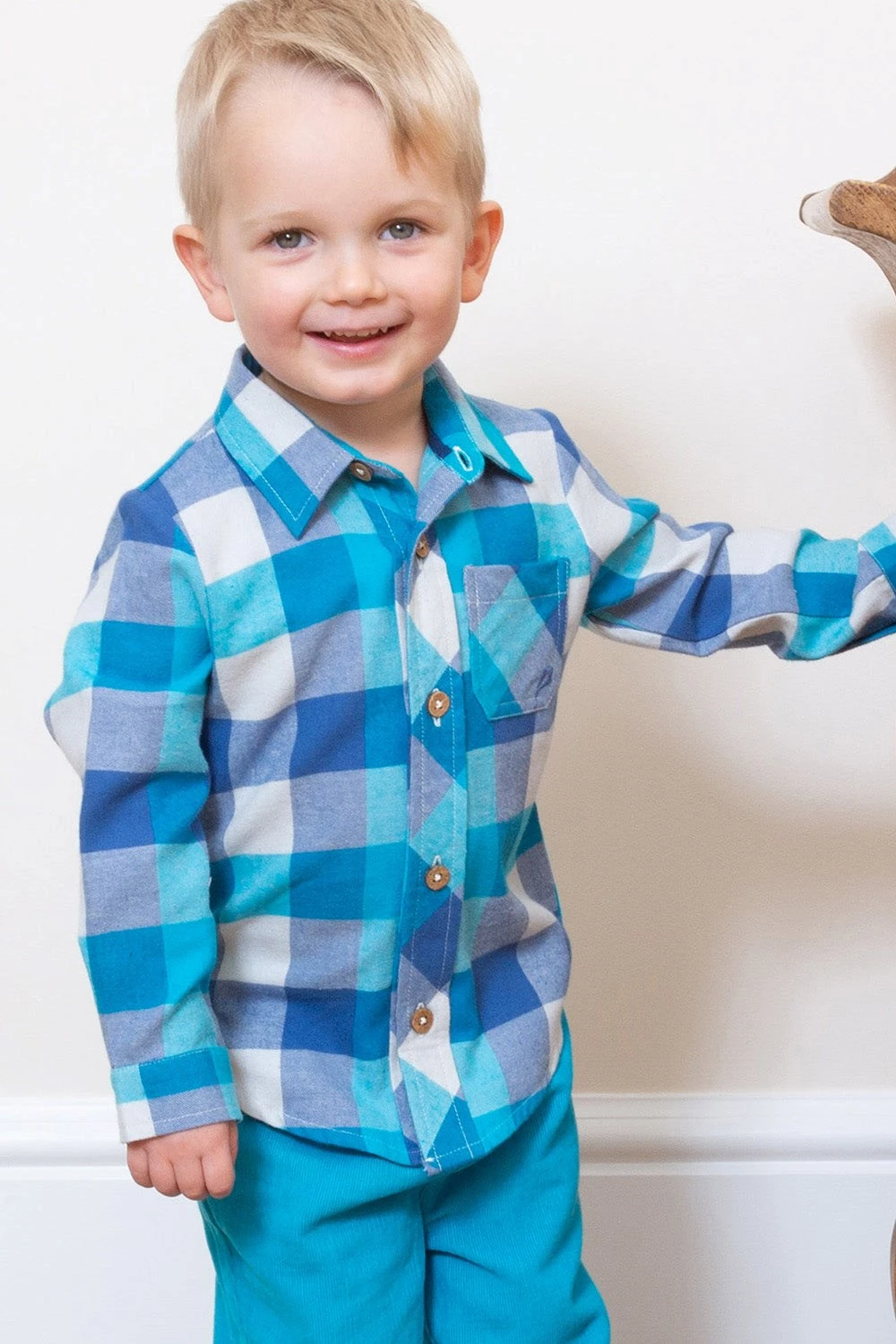 Kids Check Shirt 4 Kids Check Shirt - Image 2