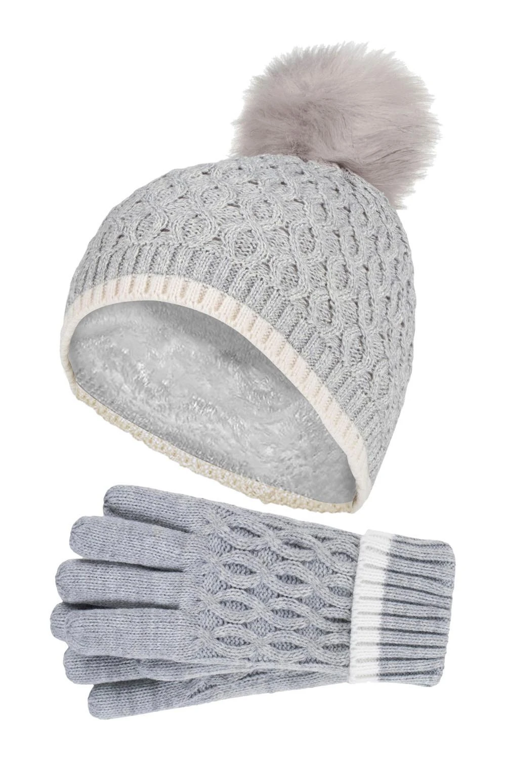 Kids Thermal Pom Hat And Gloves 5 Kids Thermal Pom Hat And Gloves - Image 3