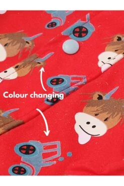 Blade & Rose Highland Cow Baby/Kids Waterproof Raincoat -Kids Fashion Clothing Store mf52dd 001 highlandcowbabytoddlerwaterproofraincoat20221003110609 3