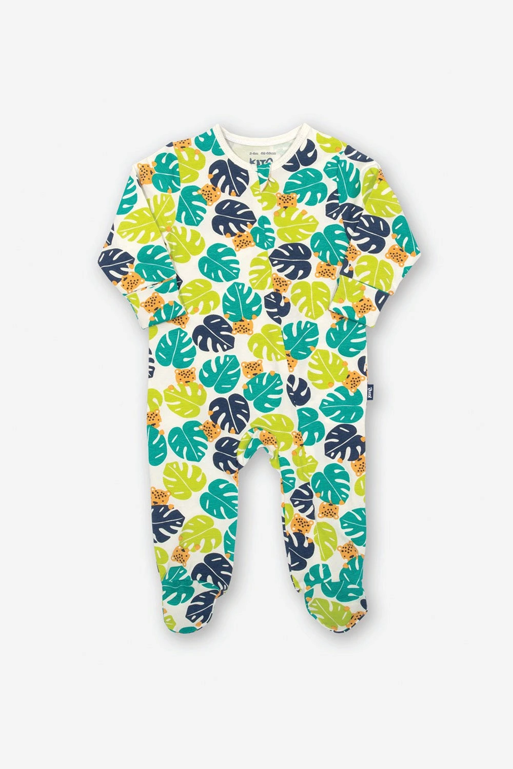Jungle Cub Baby Organic Cotton Sleepsuit 3 Jungle Cub Baby Organic Cotton Sleepsuit