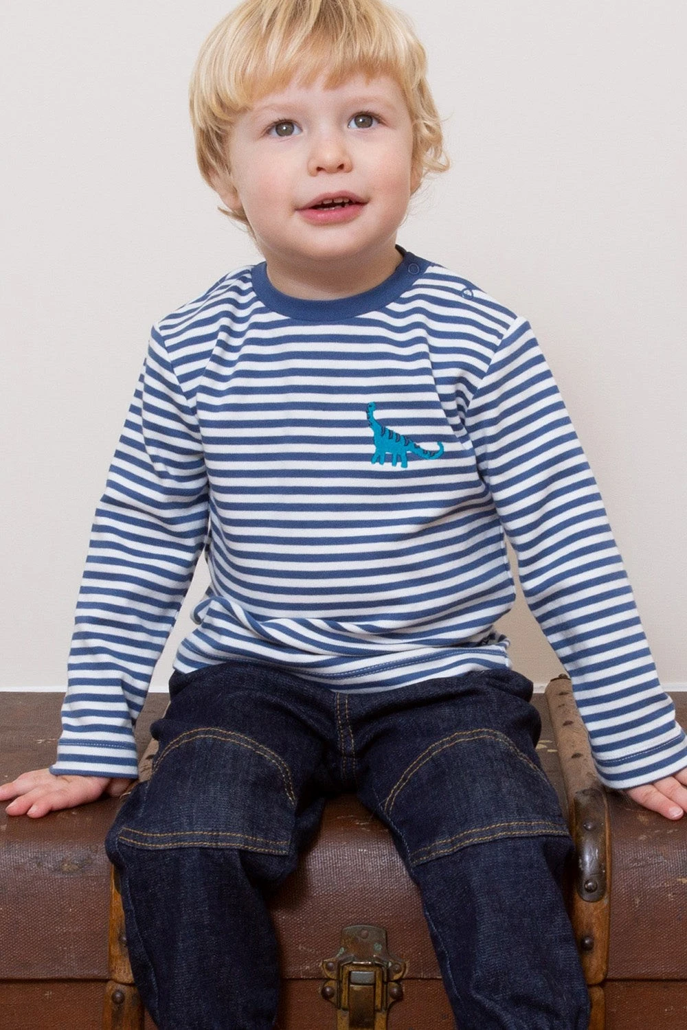 Kids Dino Stripe Top 4 Kids Dino Stripe Top - Image 2